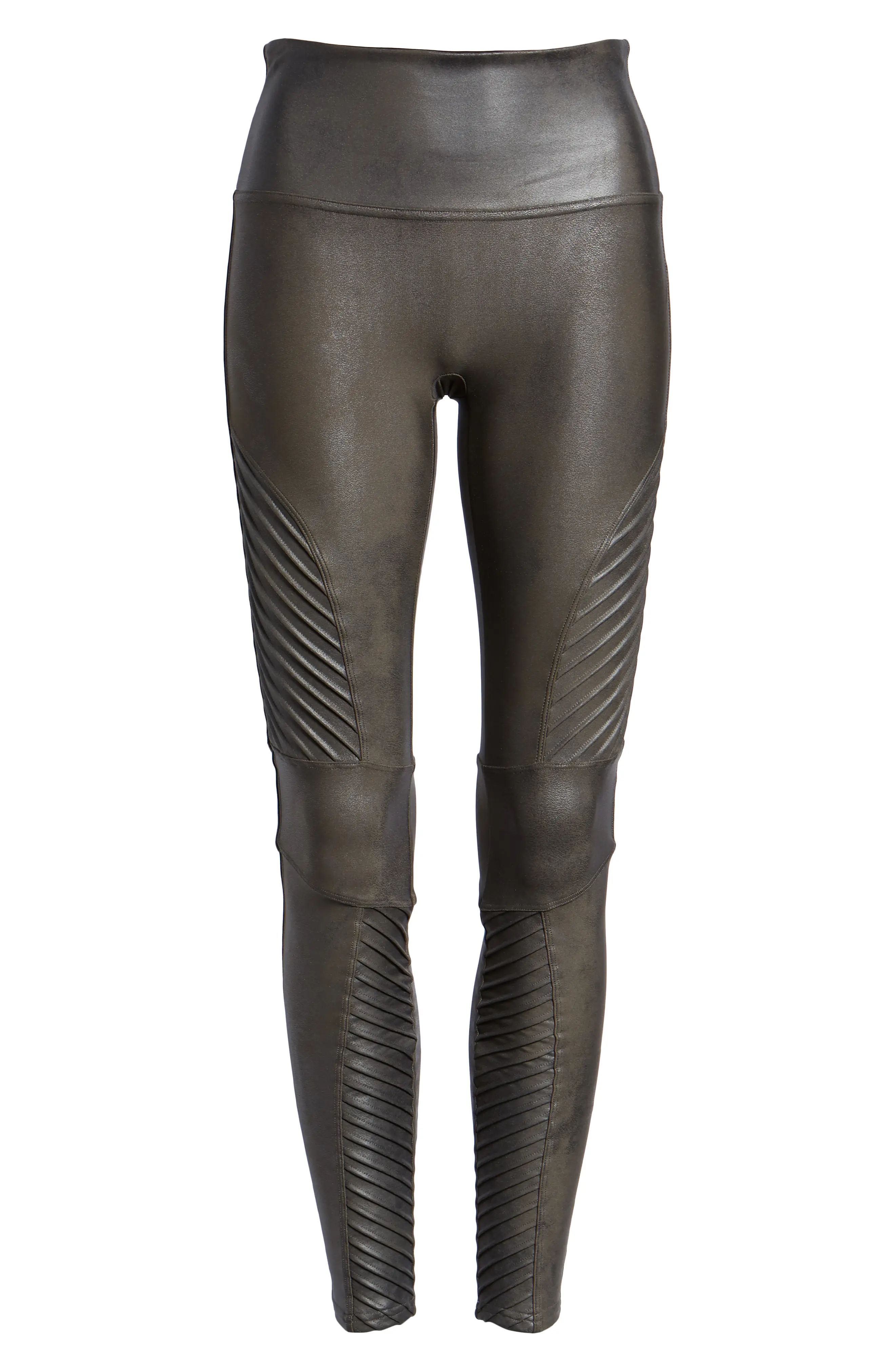 SPANX Faux Leather Moto Leggings | Nordstrom