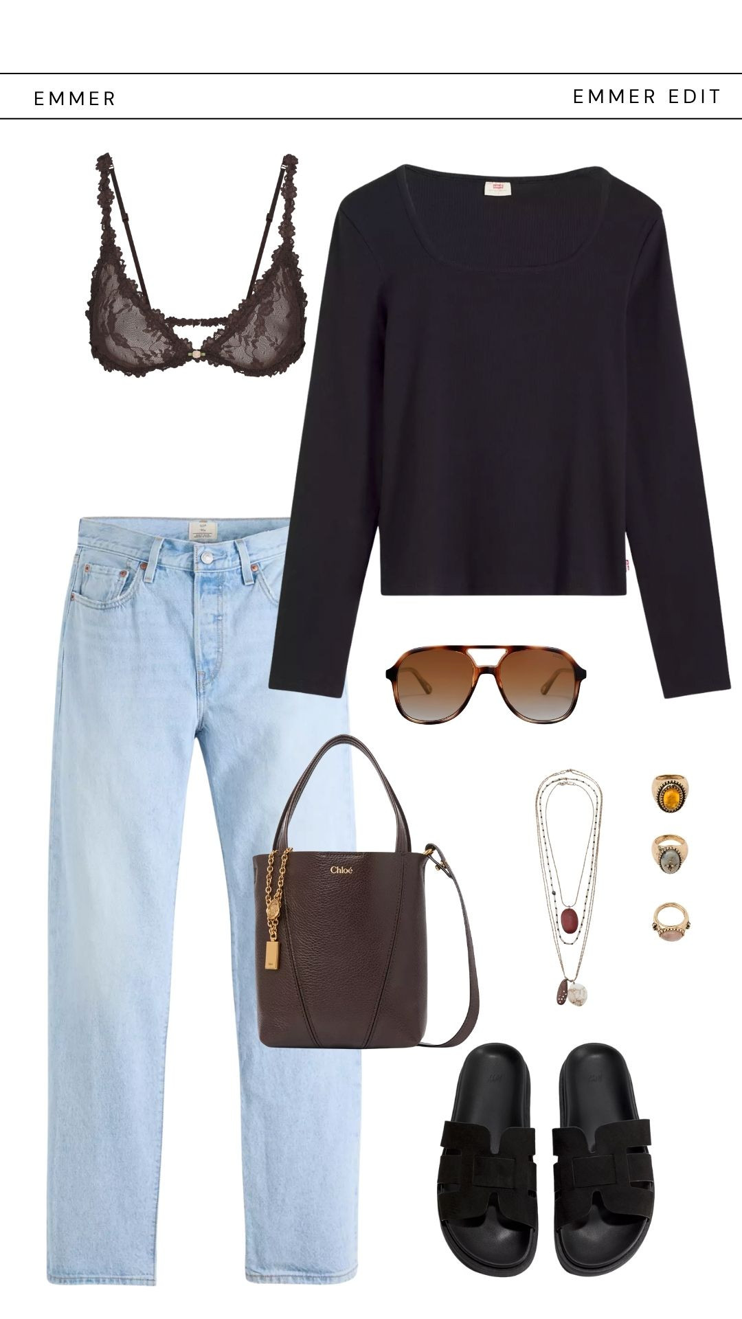  
Casual outfit ideas with light wash jeans and black long sleeve top 
 

#LTKootd #LTKSeasonal