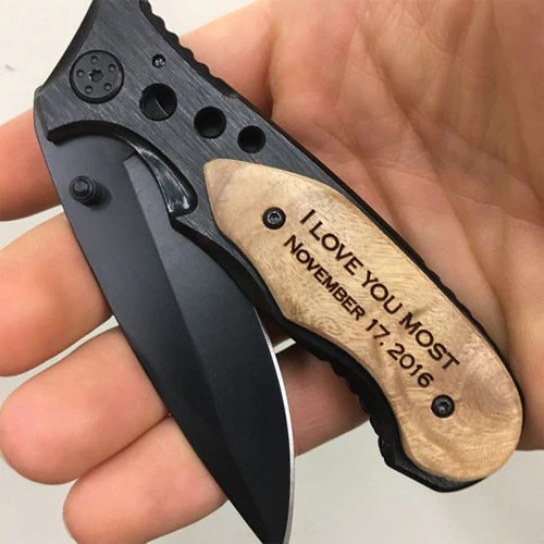 Engraved Pocket Knives - The Perfect Custom Gift For Him | Everything Decorated