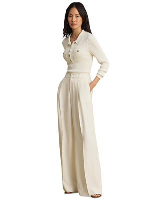 Women's High-Rise Wide-Leg Pants | Macy's