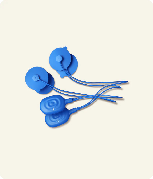PowerDot 2.0 Duo (Blue) | TENS and NMES tageted muscle stimulation | Theragun