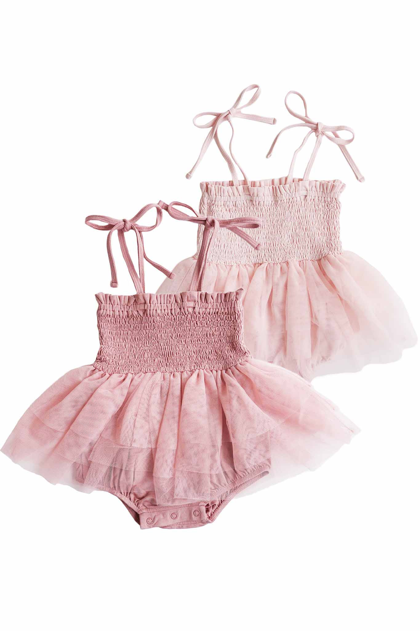 Smocked Tutu Bodysuit | Caden Lane