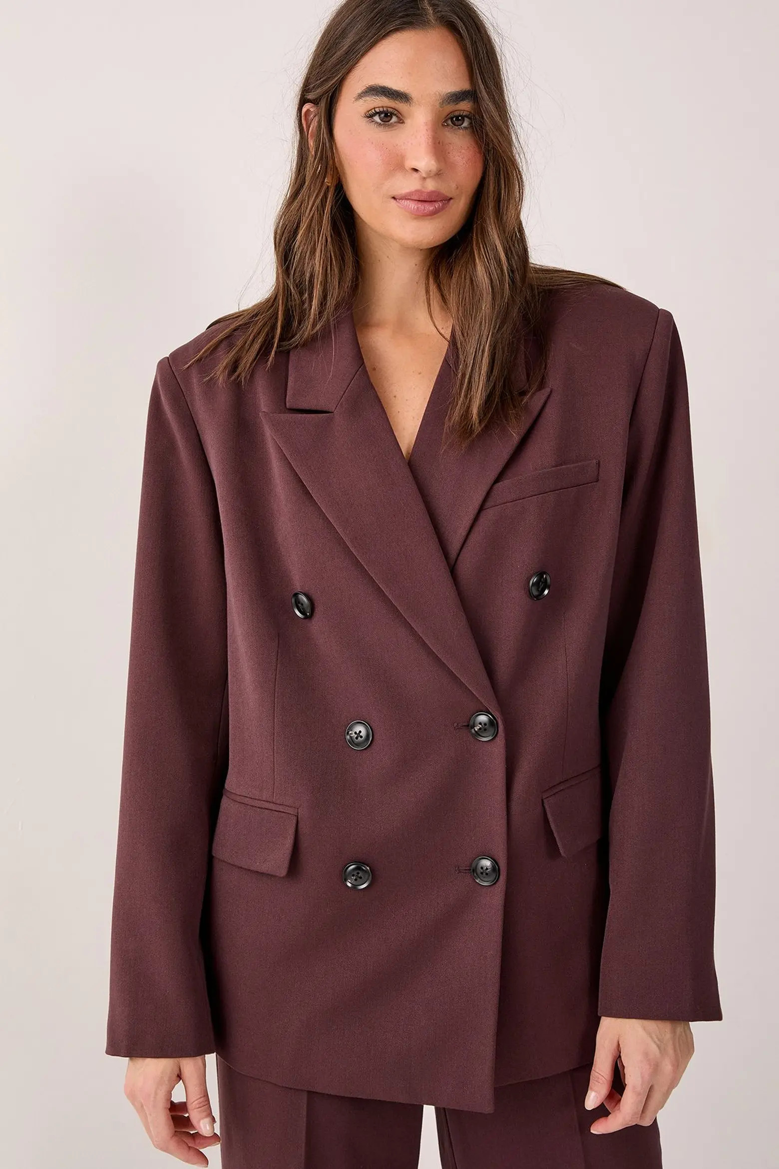 NASTY GAL Double Breasted Oversized Blazer (Women) | Nordstrom | Nordstrom