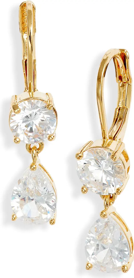 Demi Fine Mixed Cubic Zirconia Drop Earrings | Nordstrom