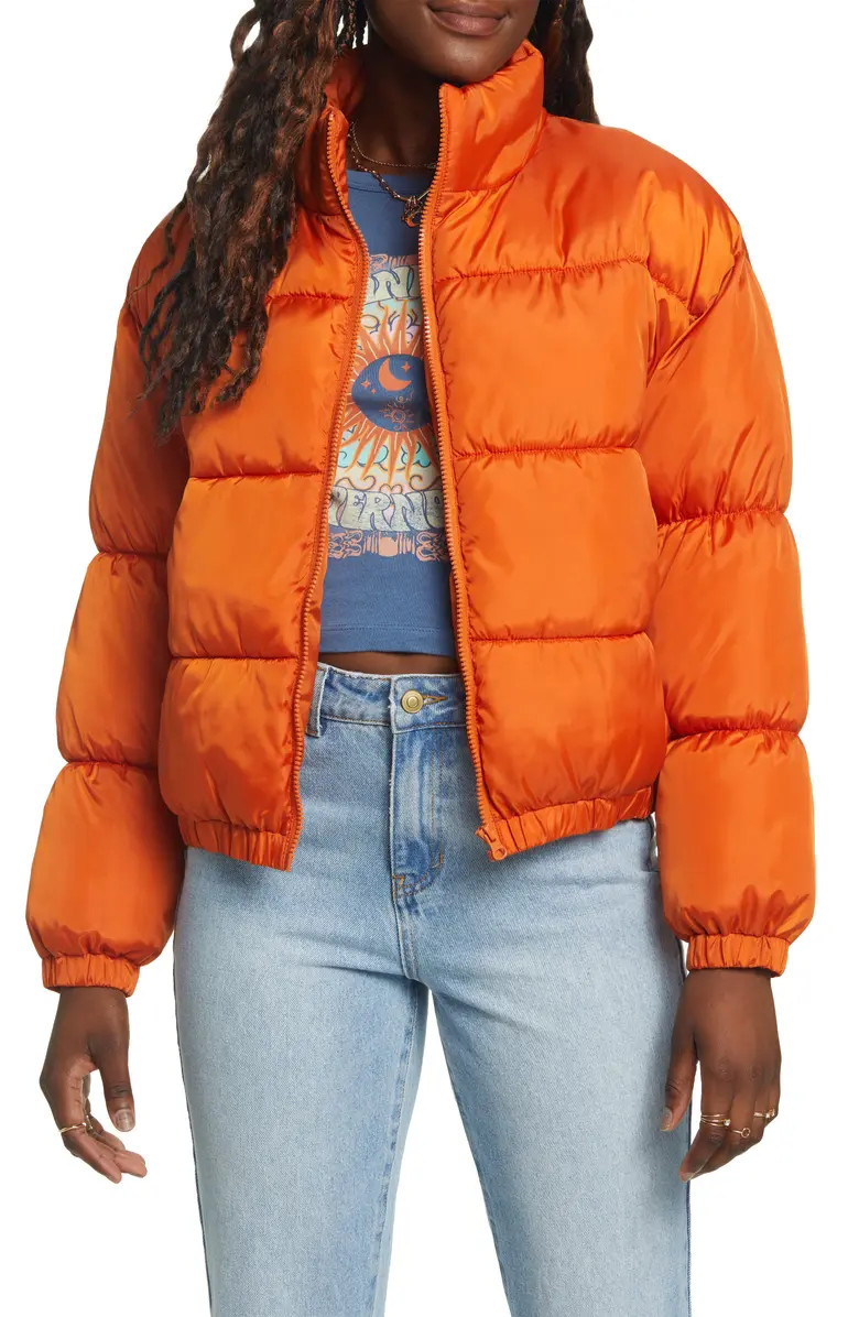 BP. Water Resistant Recycled Polyester Puffer Jacket | Nordstrom | Nordstrom