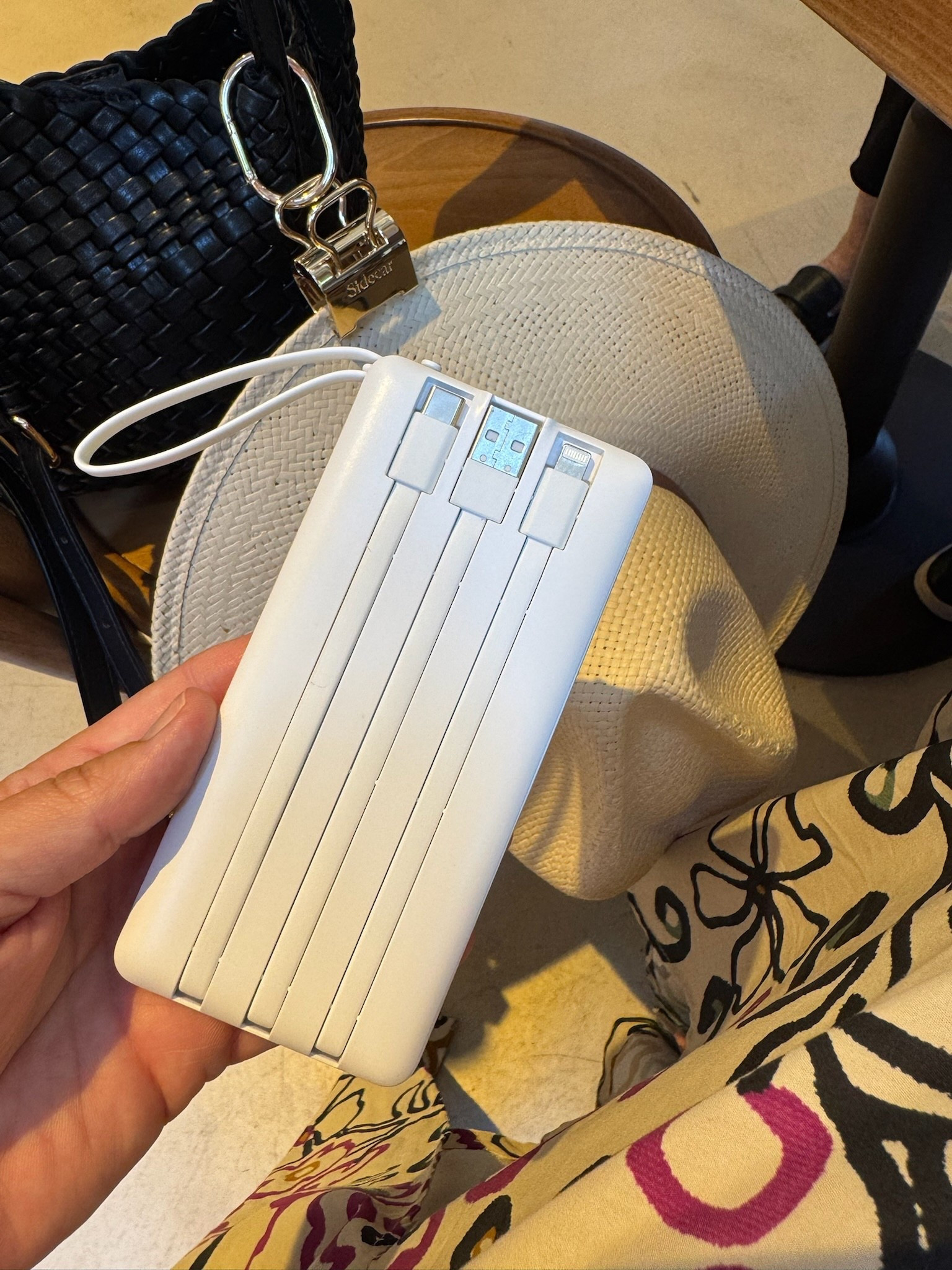 Best travel charger. Hands down.

Has cables for many different devices and holds quite the charge while still fitting in purse. Has been perfect for Europe when out and about all day with no charger. 

#LTKTravel #LTKFindsUnder50 #LTKOver40