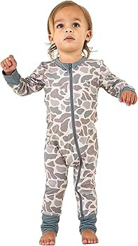 Burlebo Baby Zip Up – Soft Performance Fabric with Fold-Over Cuffs | Amazon (US)