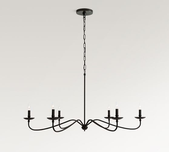 Lucca Iron Chandelier (38"-50") | Pottery Barn (US)