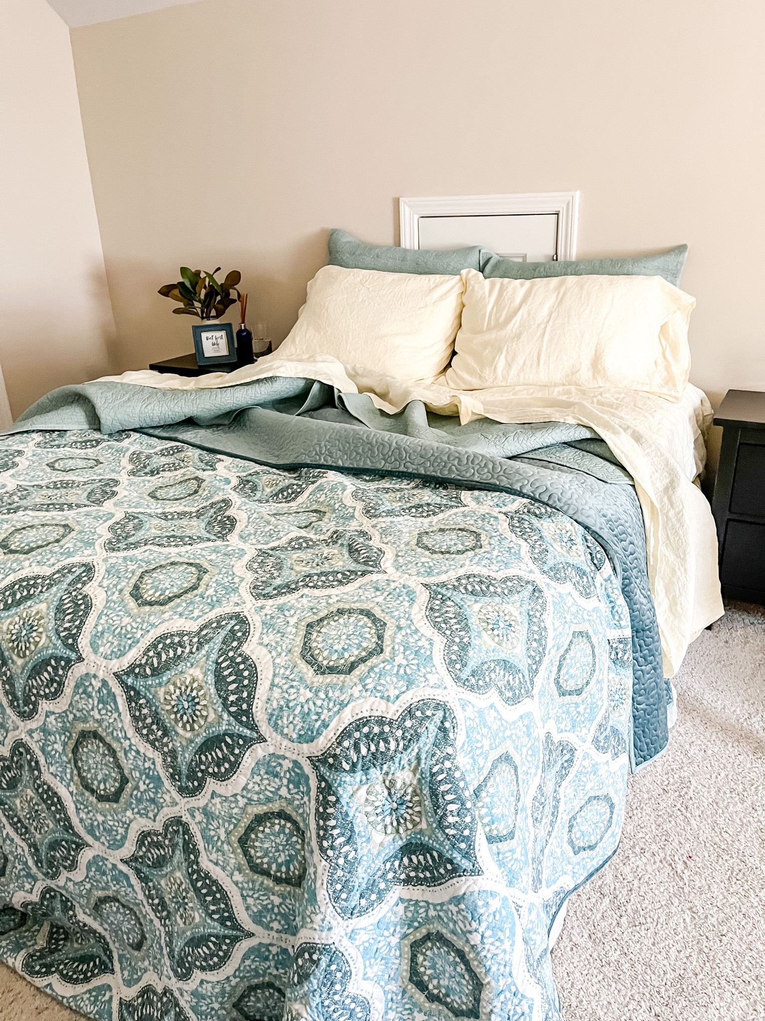 A cozy and colorful guest bedroom refresh 

#LTKhome #LTKFind #LTKunder100