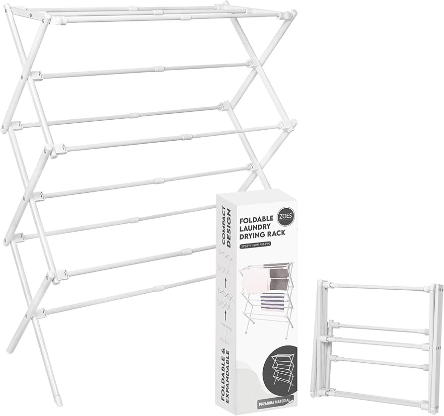 2024 Reinforced Clothes Drying Rack | Collapsible Drying Racks for Laundry | Small Foldable Dryin... | Amazon (US)
