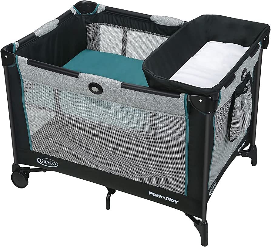 Graco Pack 'n Play Simple Solutions Playard | Includes Integrated Diaper Changer, Darcie, 39.5x28... | Amazon (US)