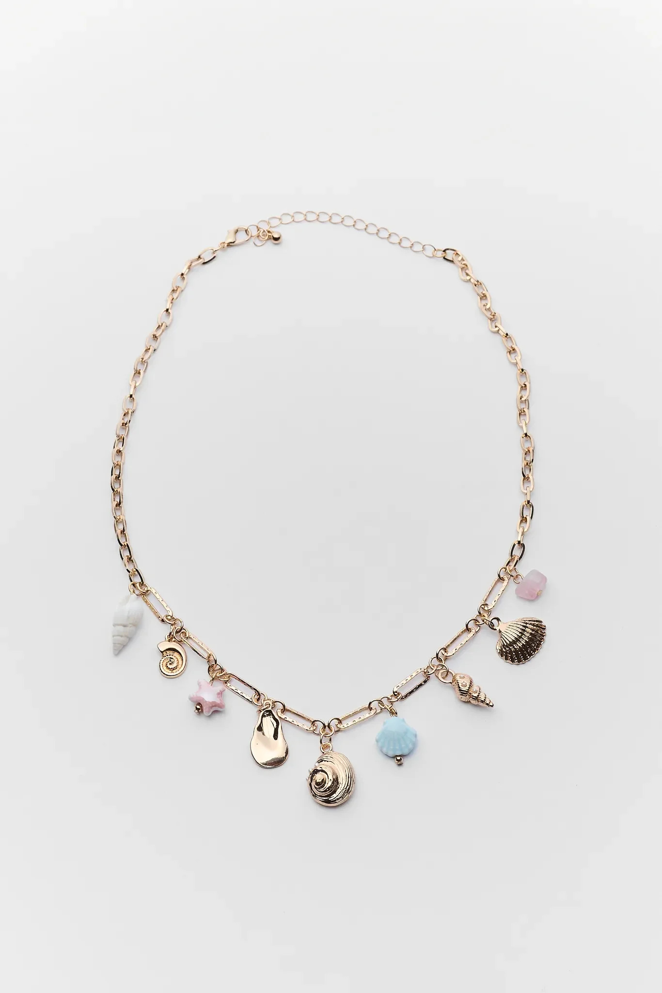 Margaret Gold Charm Necklace | Avara