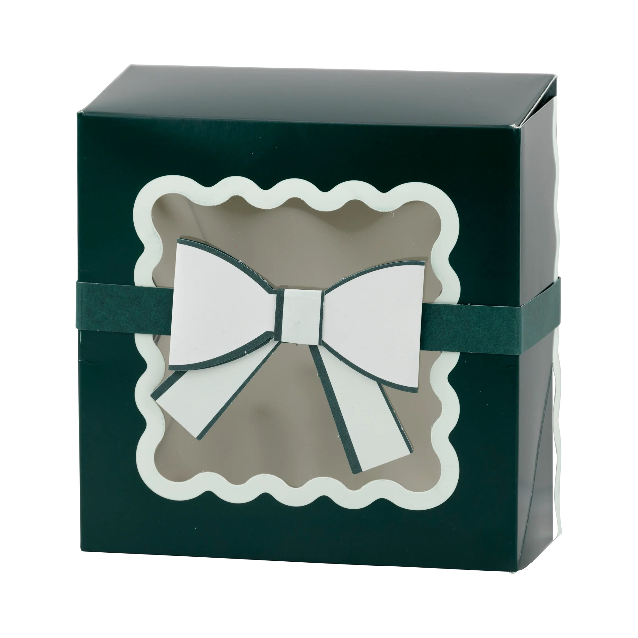 Green Bow Ric Rac Cookie Box | My Mind's Eye