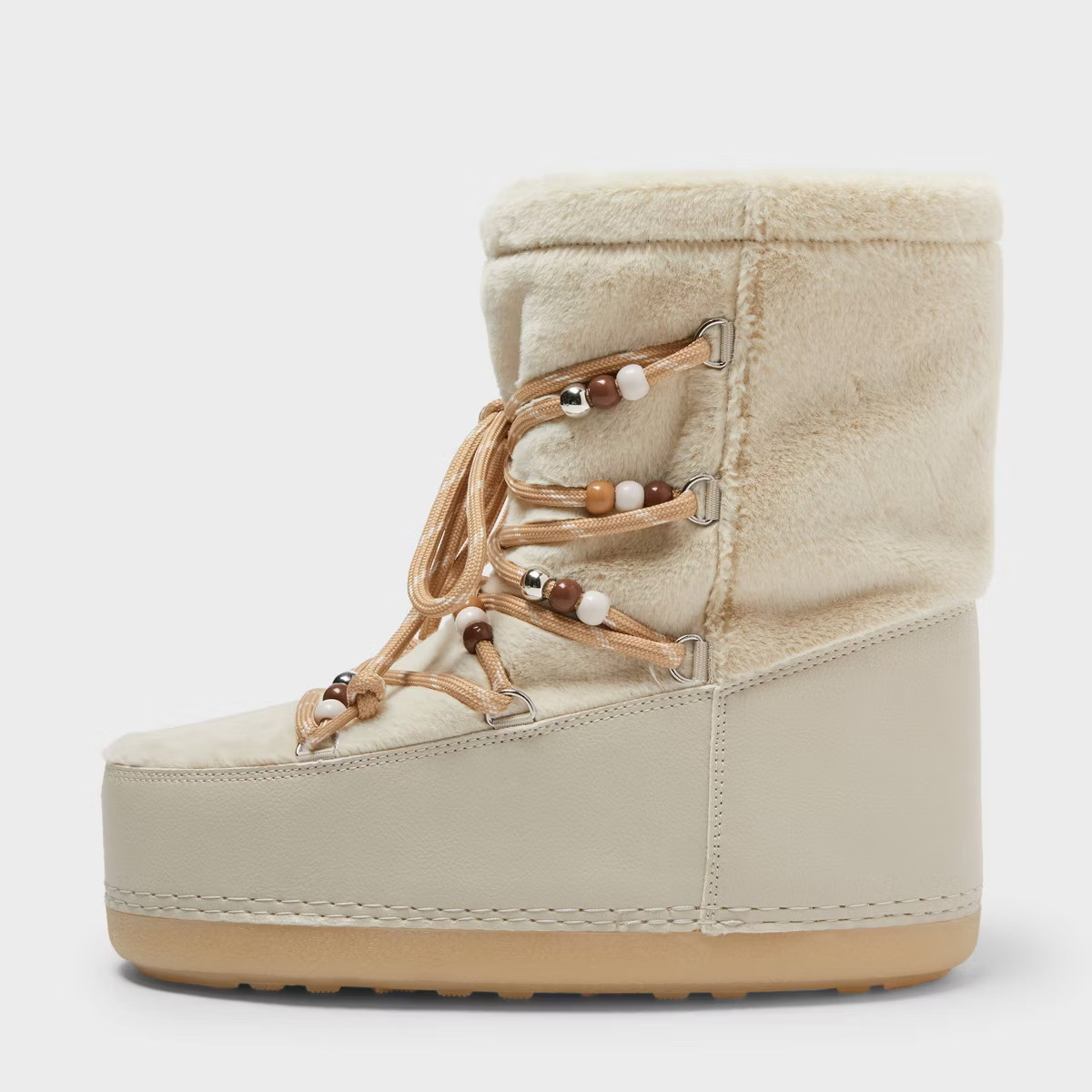 Women’s Zenita Boots with Memory Foam Insole – Universal Thread™ Cream | Target