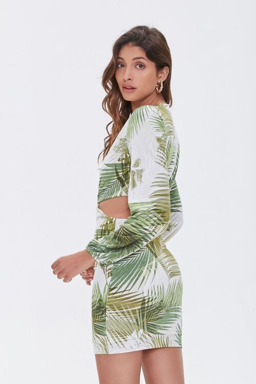 Tropical Leaf Cutout Dress | Forever 21 (US)
