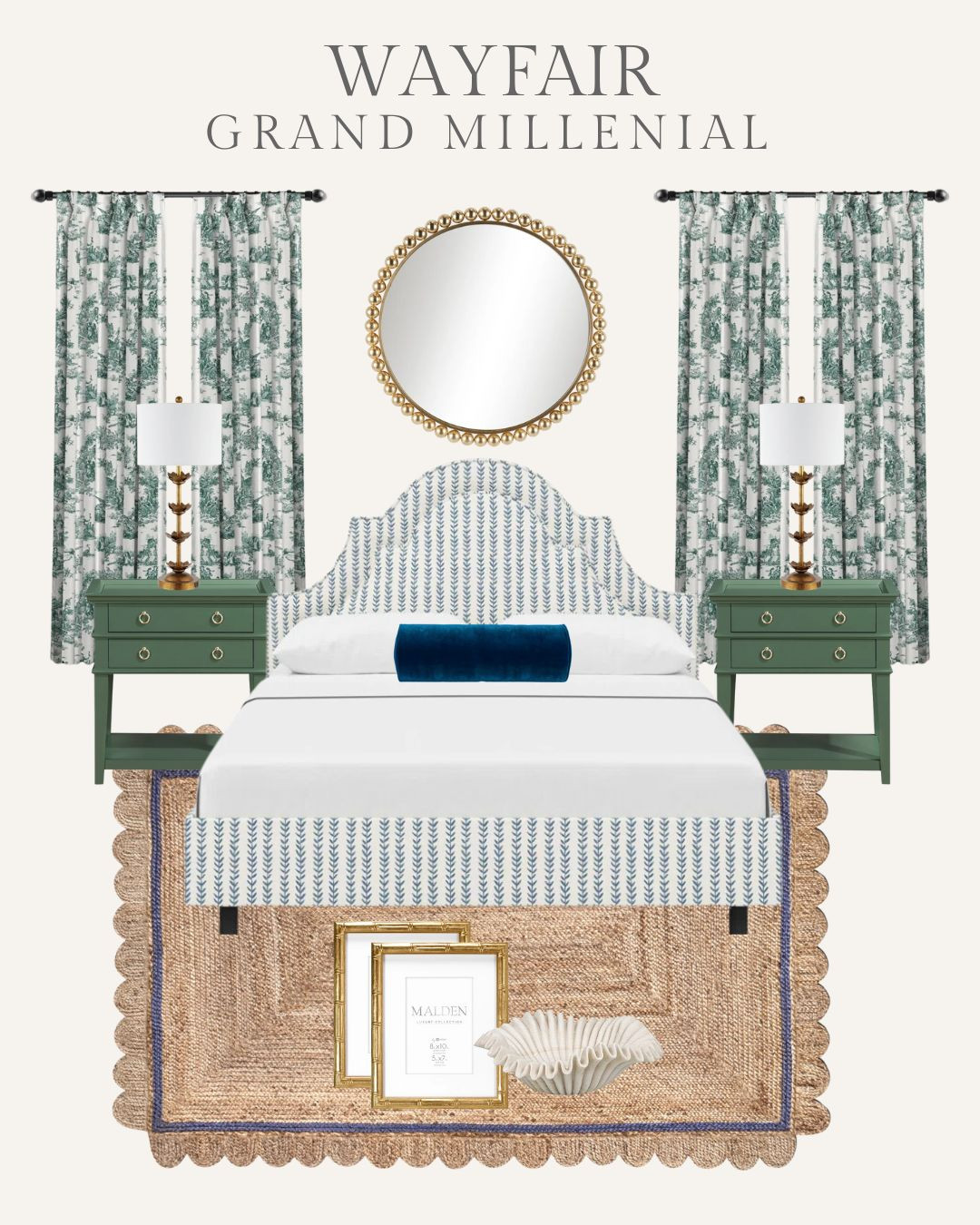Grandmillenial bedroom design, preppy bedroom style 

@wayfair #wayfairpartner #wayfair

#LTKStyleTip #LTKHome