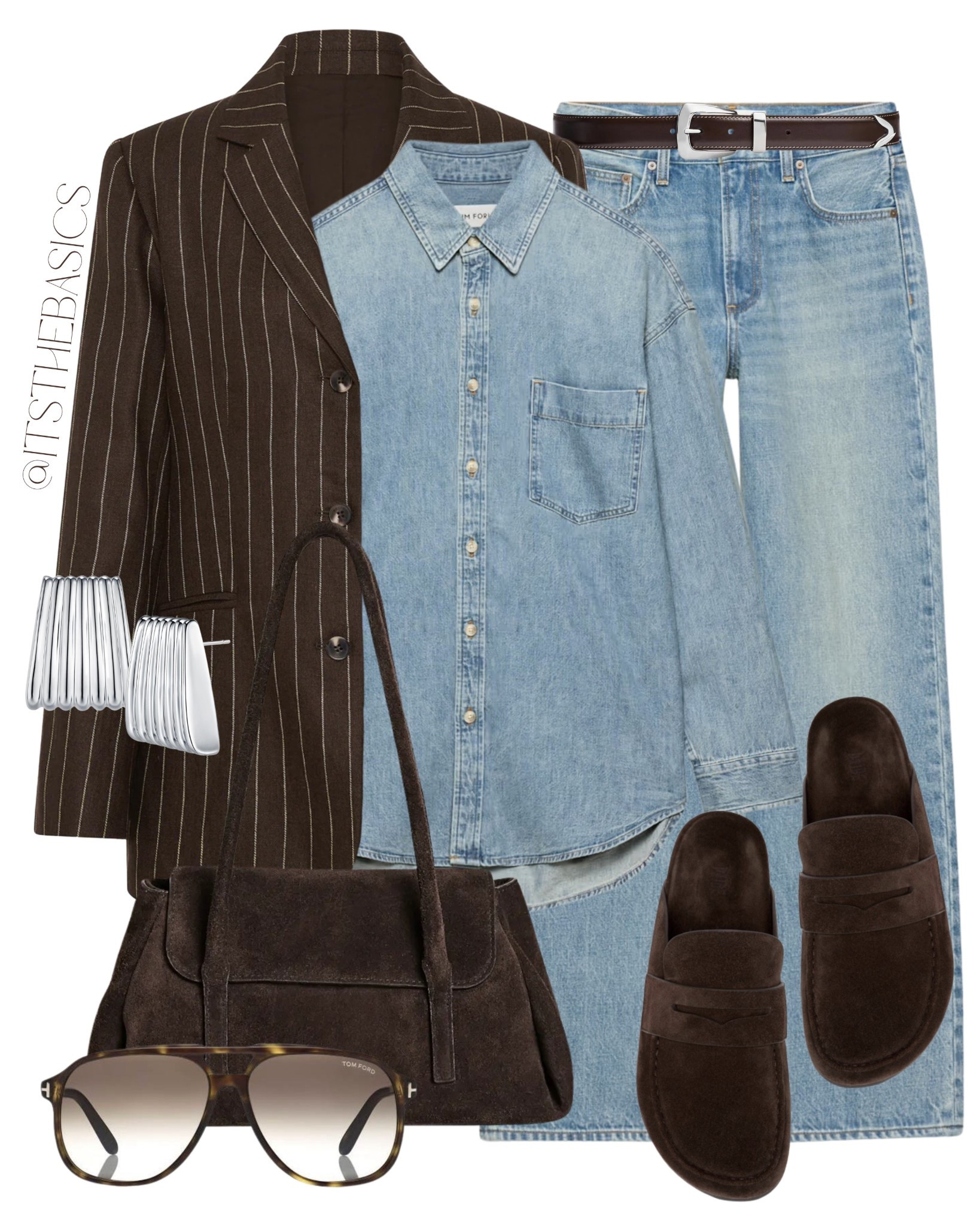 CANADIAN TUXEDO—love this take on a Canadian tuxedo for fall! 🤎🍂

#canadiantuxedo #whattowear #howtostyle #blazeroutfit 
