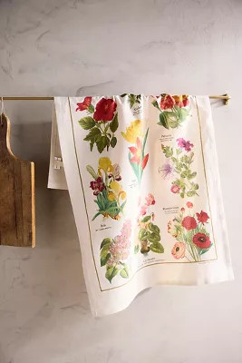 Language of Flowers Dish Towel | Terrain