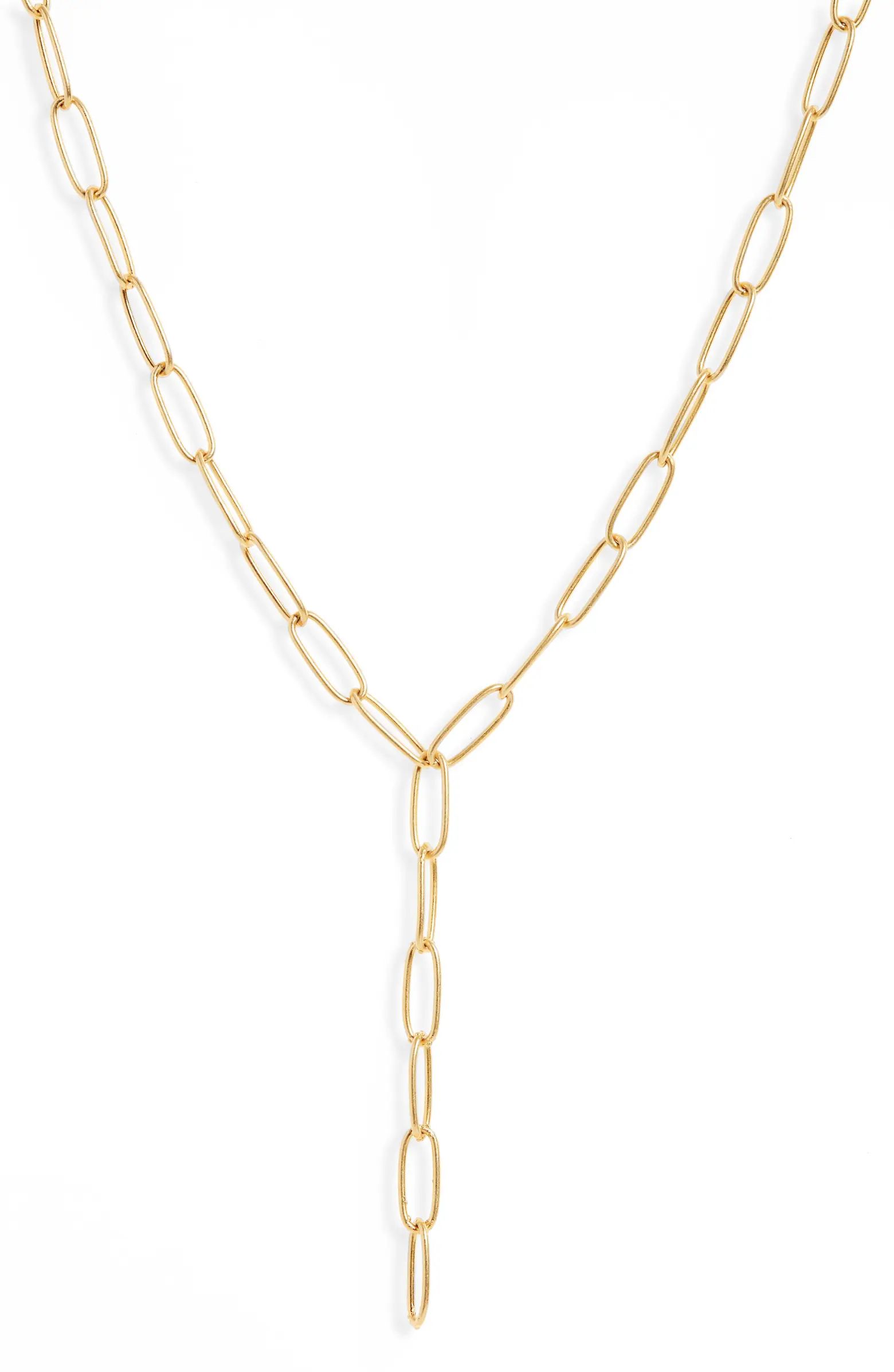 Paper Clip Y-Necklace | Nordstrom