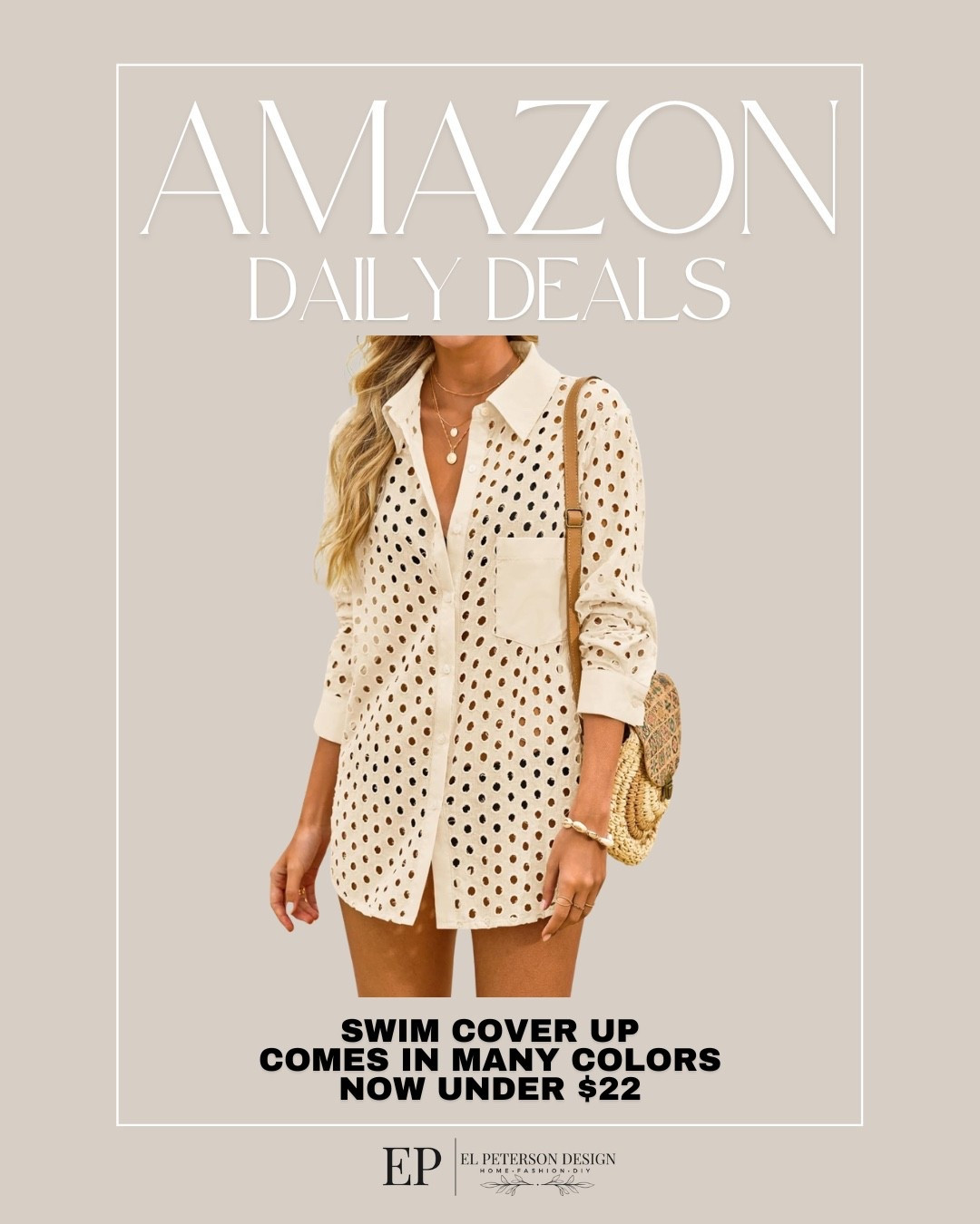 Amazon Daily Deals
Swim cover up 

#LTKSaleAlert