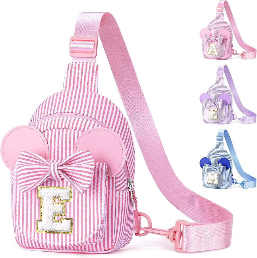 YOOLIFE Easter Gifts for Kids Girls - Initial Crossbody Bag Sling Bags Purses for Girls Kids Birt... | Amazon (US)