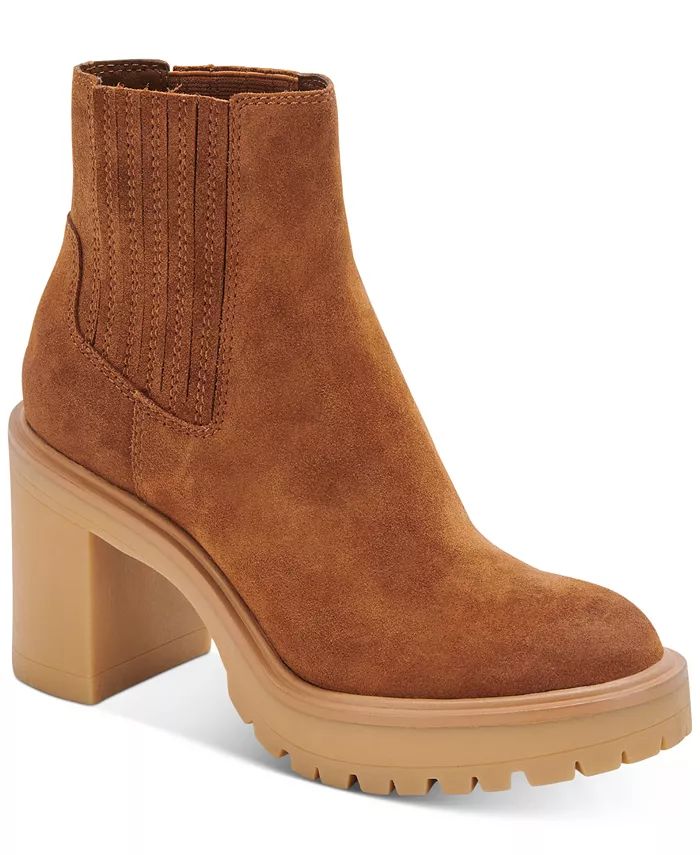 Dolce Vita Women's Caster H2O Lug Sole Cheslea Booties & Reviews - Booties - Shoes - Macy's | Macys (US)