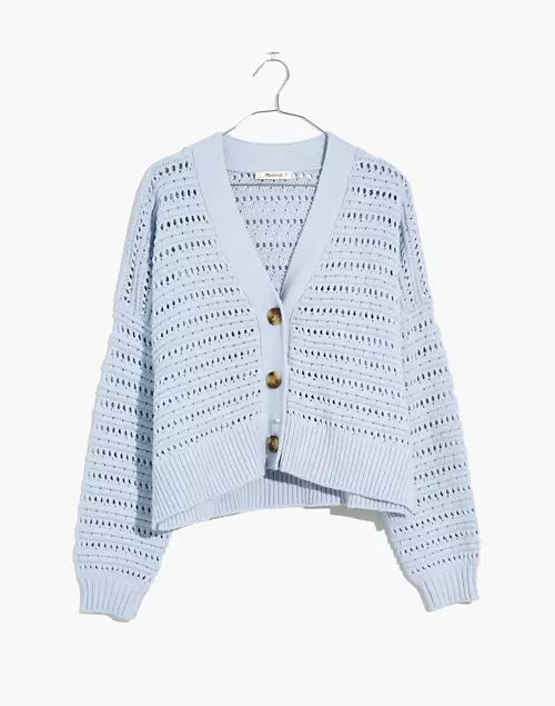 Tanfield Open-Stitch Cardigan Sweater | Madewell