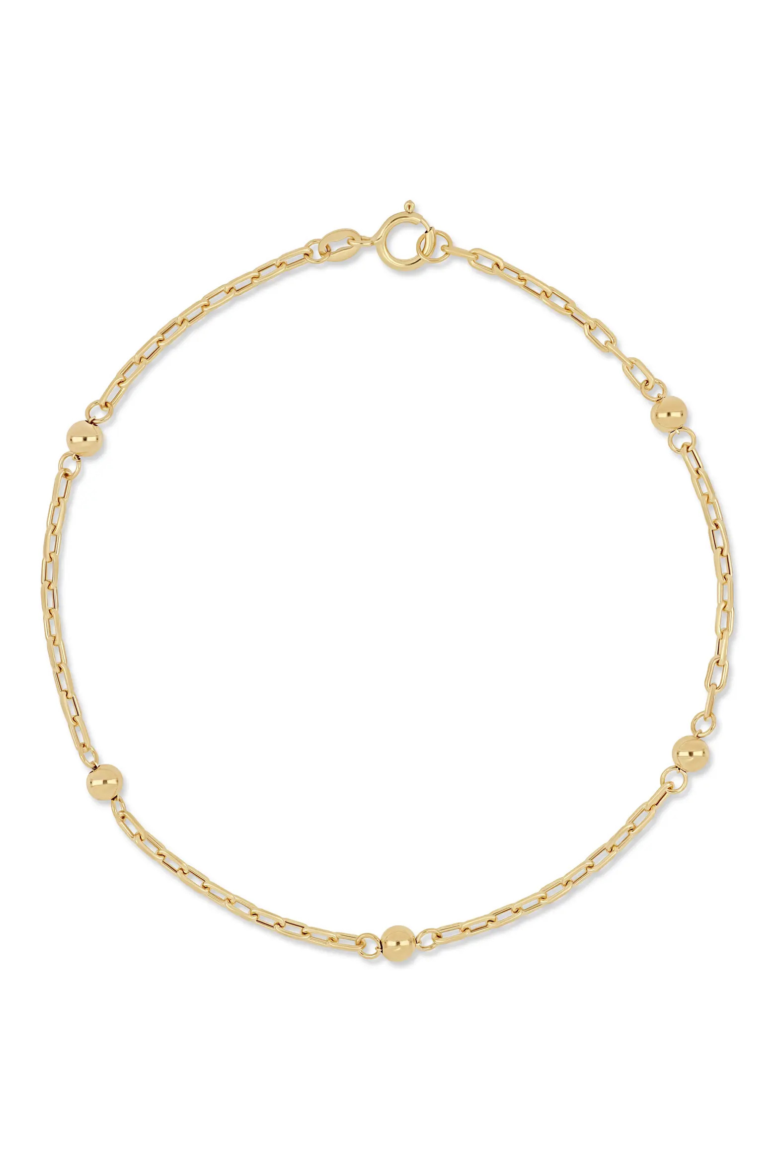 14K Gold Bead Chain Bracelet (Online Trunk Show) (Women) | Nordstrom | Nordstrom