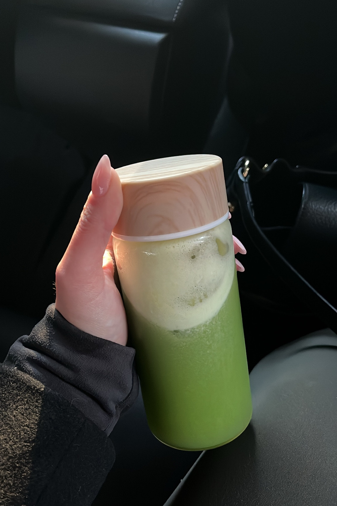 green juice glasses