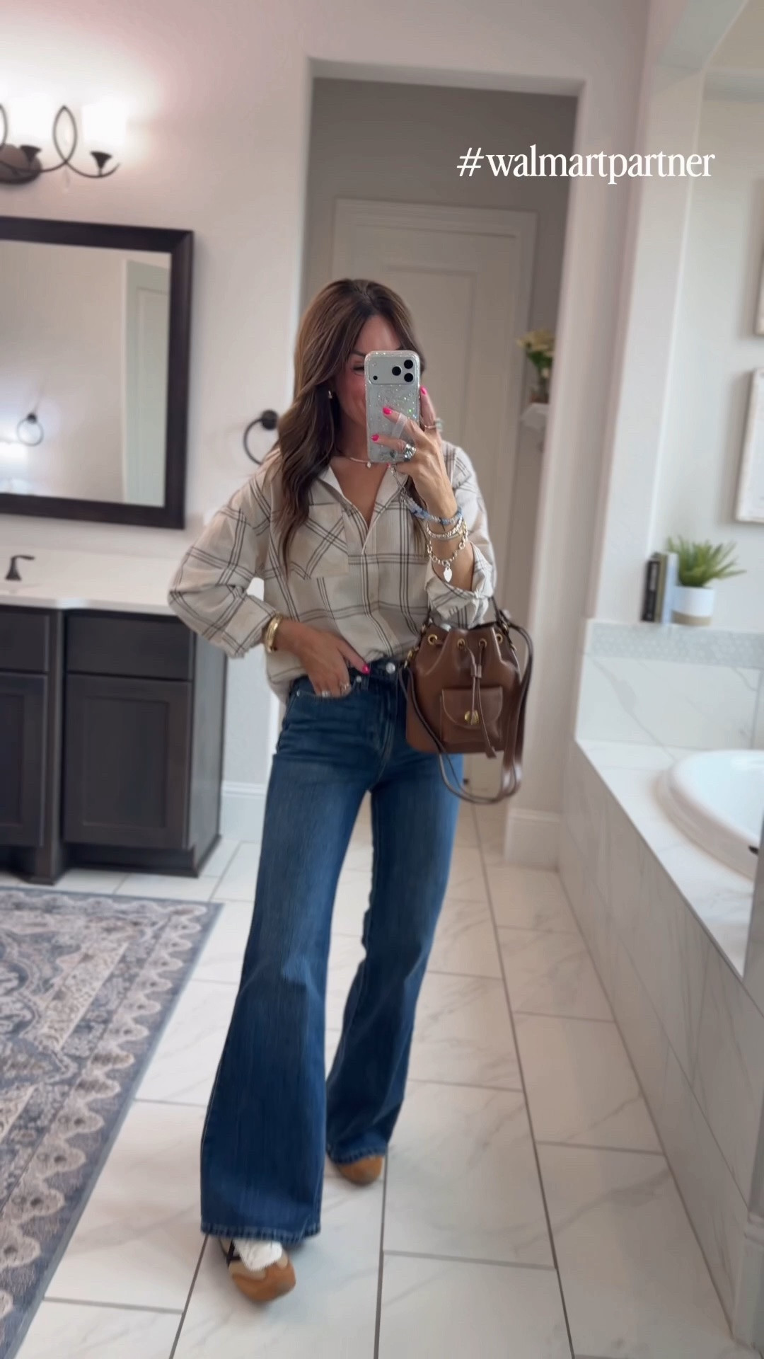 #walmartpartner #walmartstyle @walmart 

I’m 5”6 wearing a 0 regular in the jeans, XS in the tops, and XS in the PJ Top and S in the bottoms.

#LTKgrwm #LTKootd #LTKdayinmylife
