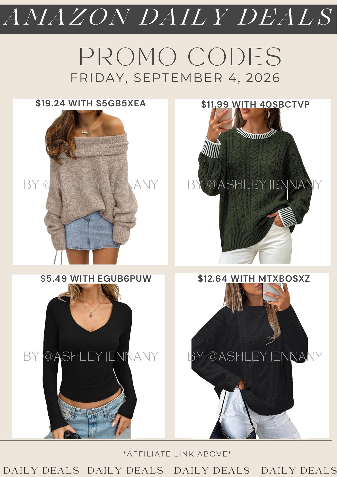 Amazon deals

#LTKMidsize #LTKSaleAlert #LTKSeasonal