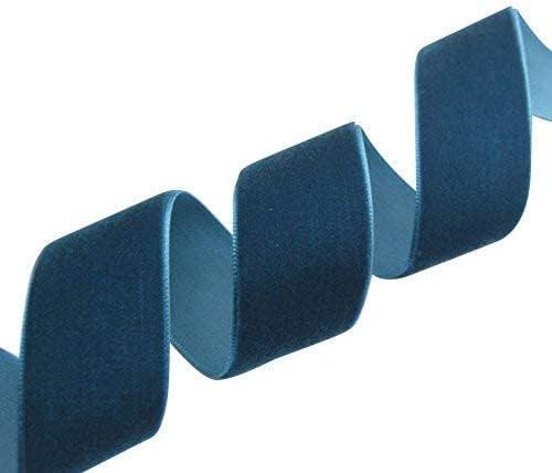 Chenkou Craft 5Yards 1 1/2" Turquoise Velvet Ribbon Total 20 Colors Assorted Lots Bulk (Turquoise... | Amazon (US)
