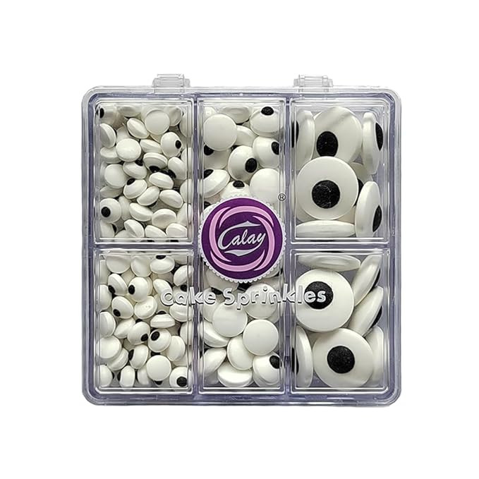 Eastron Candy Eyes, Candy Eyeballs, Edible Eyes for Decorating, Assorted Variety, Perfect for Cak... | Amazon (US)