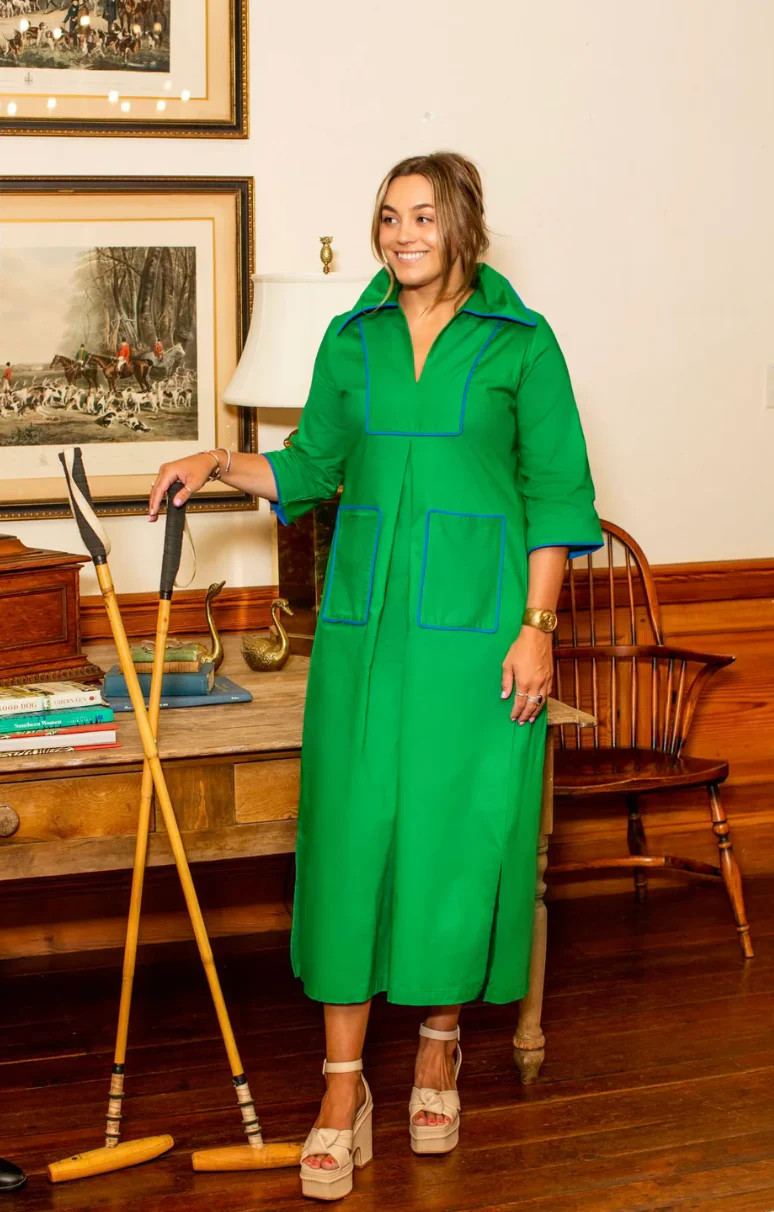 Cassidy Long Green & Blue | House Of MBR