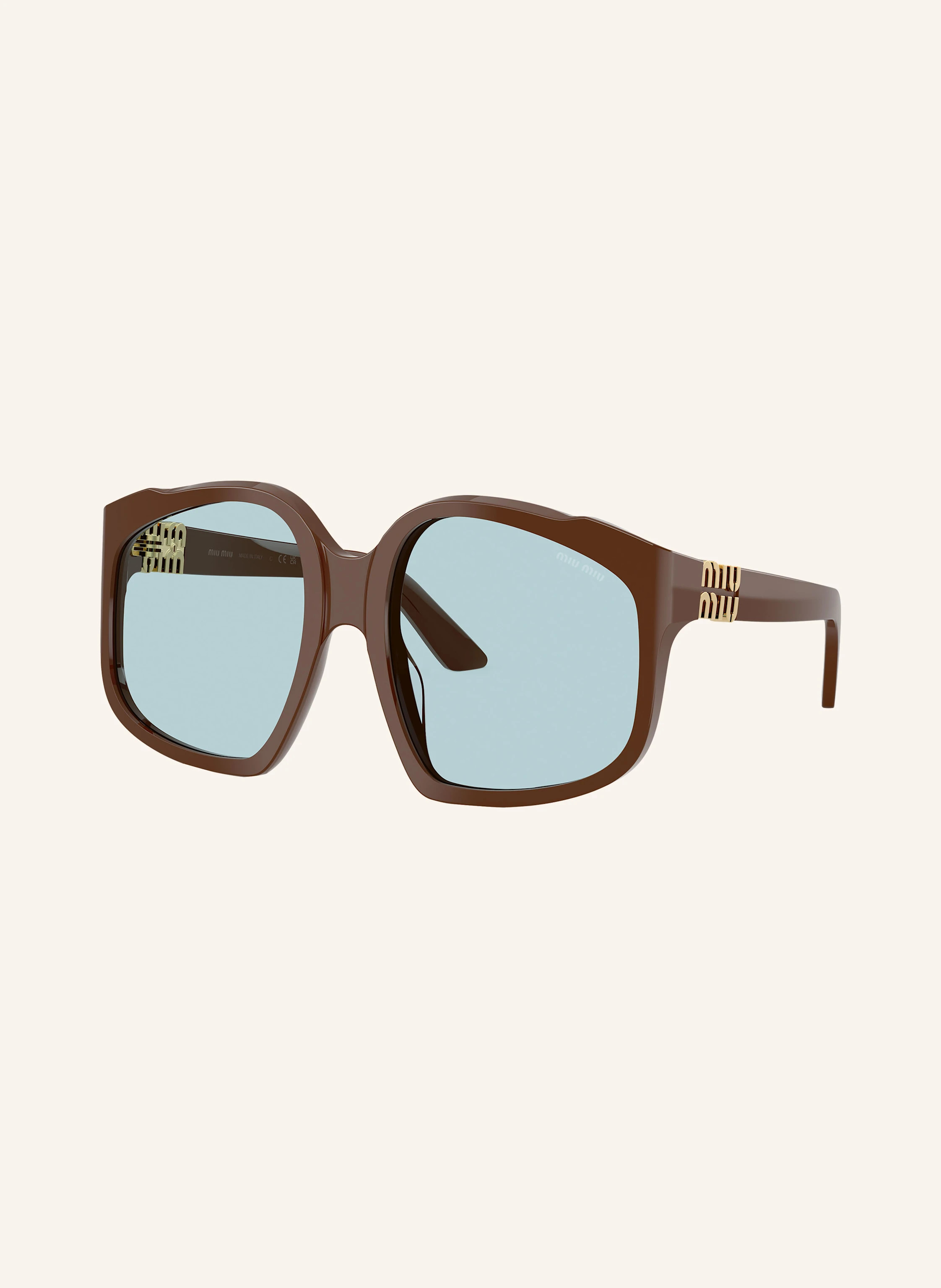 MIU MIU Sonnenbrille MU A07S in 24d20r - braun/ blau | Breuninger (DACH)