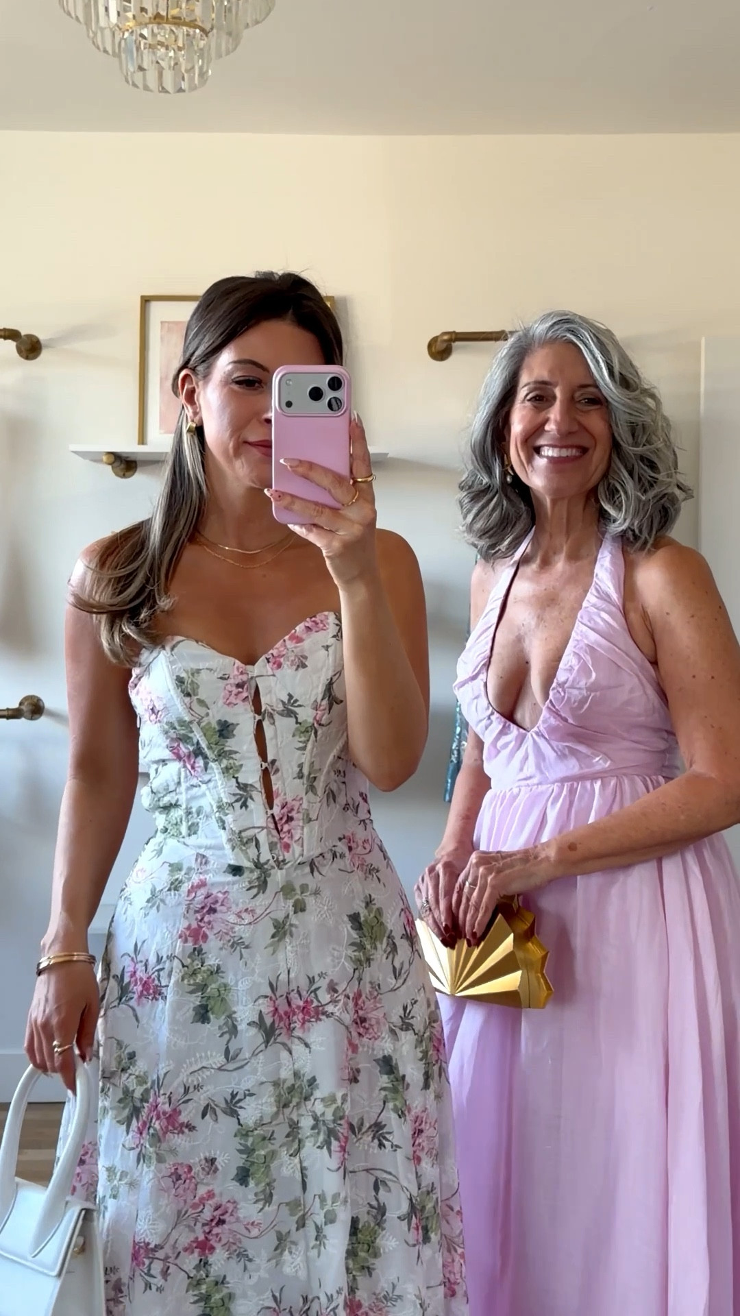 Mom and me wedding guest and spring formal event dresses white floral and pink midi dresses.

Revolve code: tulip
Electric picks code: Emerson20

We both sized down to an xs

Wedding guest
Formal event
Bridal event
Spring event
Shower dress
Mother of the bride
Special occasion

#LTKWedding #LTKootd #LTKSeasonal