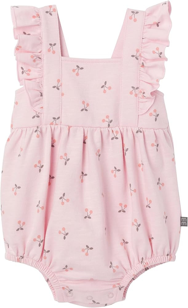 Modern Moments by Gerber Baby Girls' Sleeveless French Terry Romper | Amazon (US)