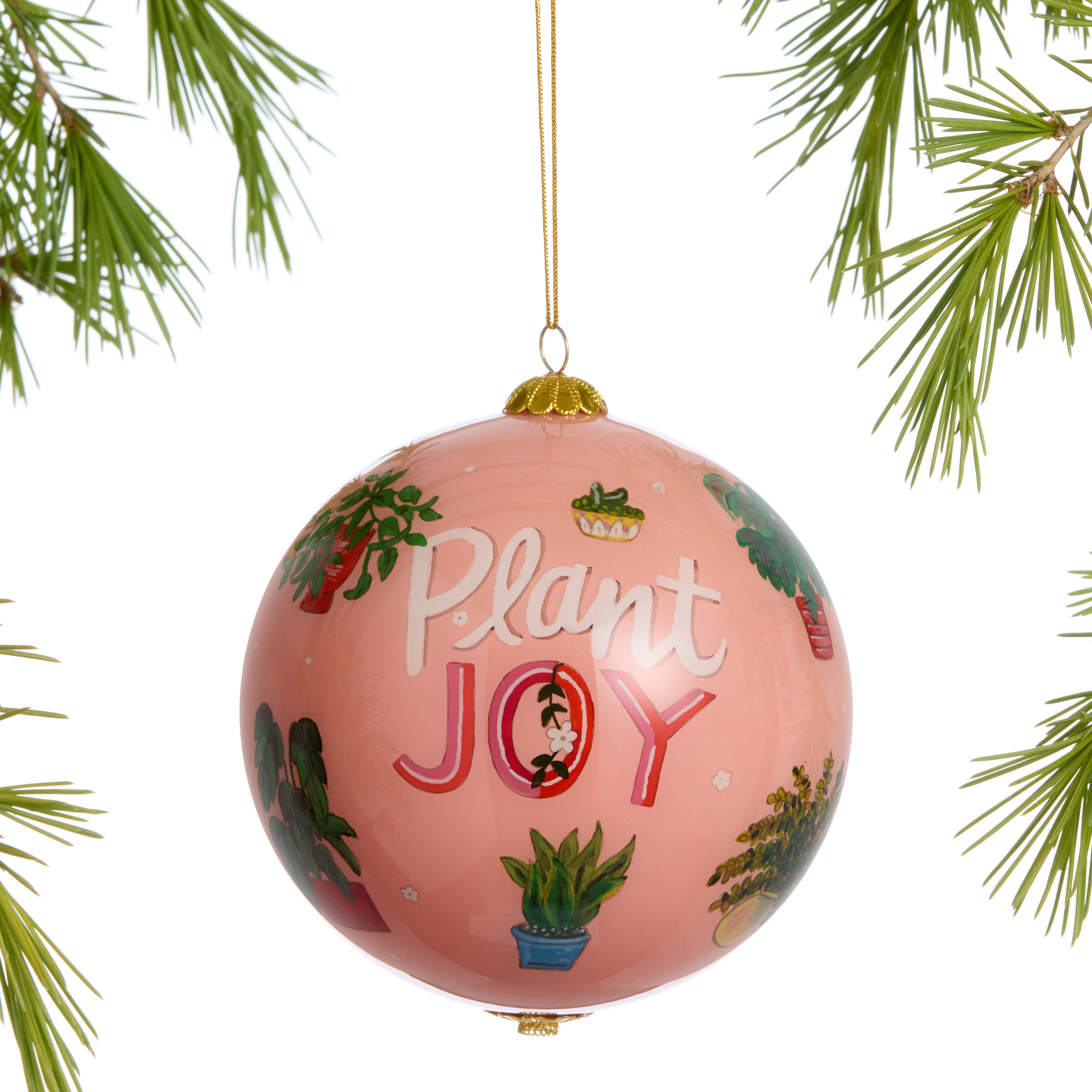 Li Bien Jeanetta Gonzales Plant Joy Glass Ball Ornament | World Market