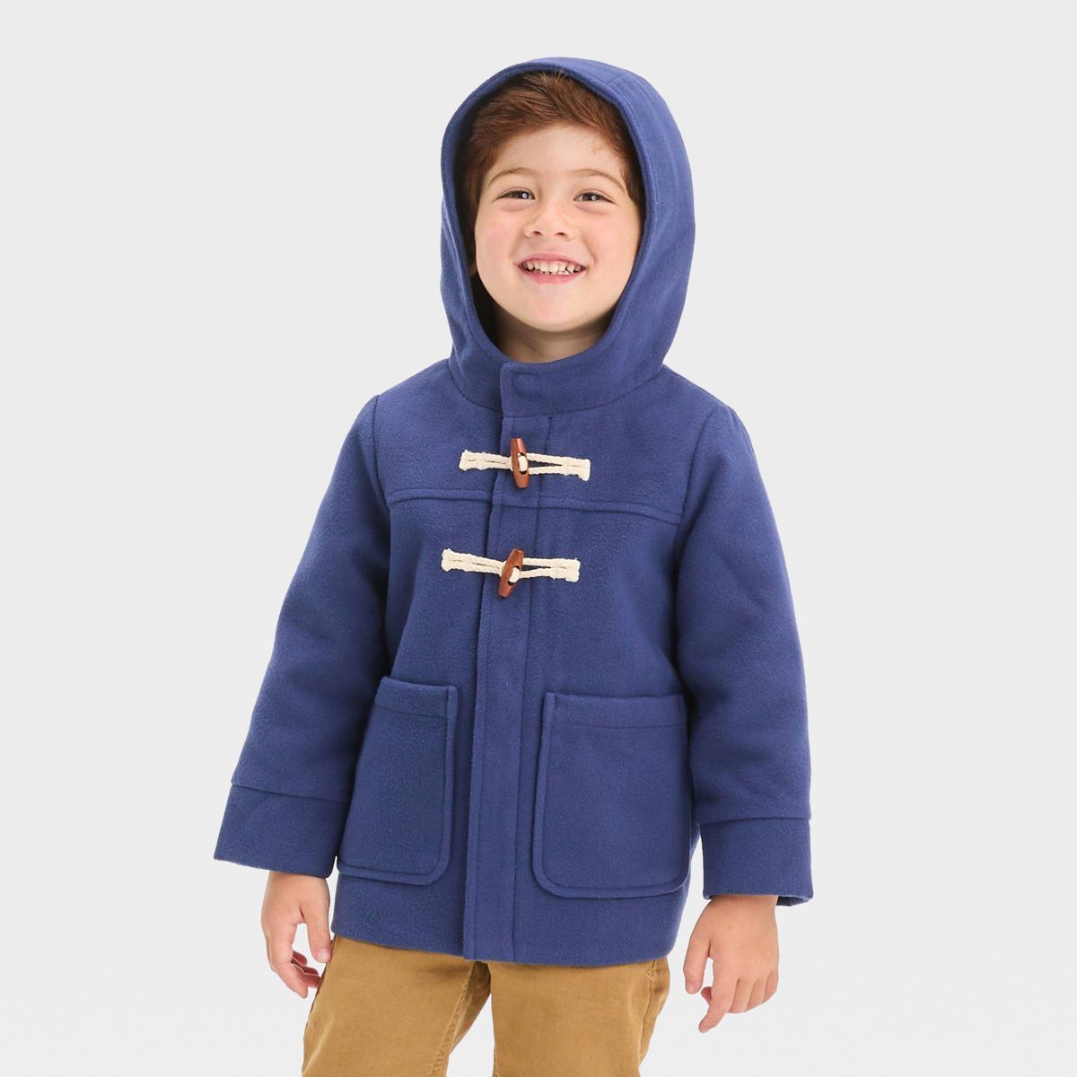 Toddler Boys' Wool Duffel Coat - Cat & Jack™ | Target