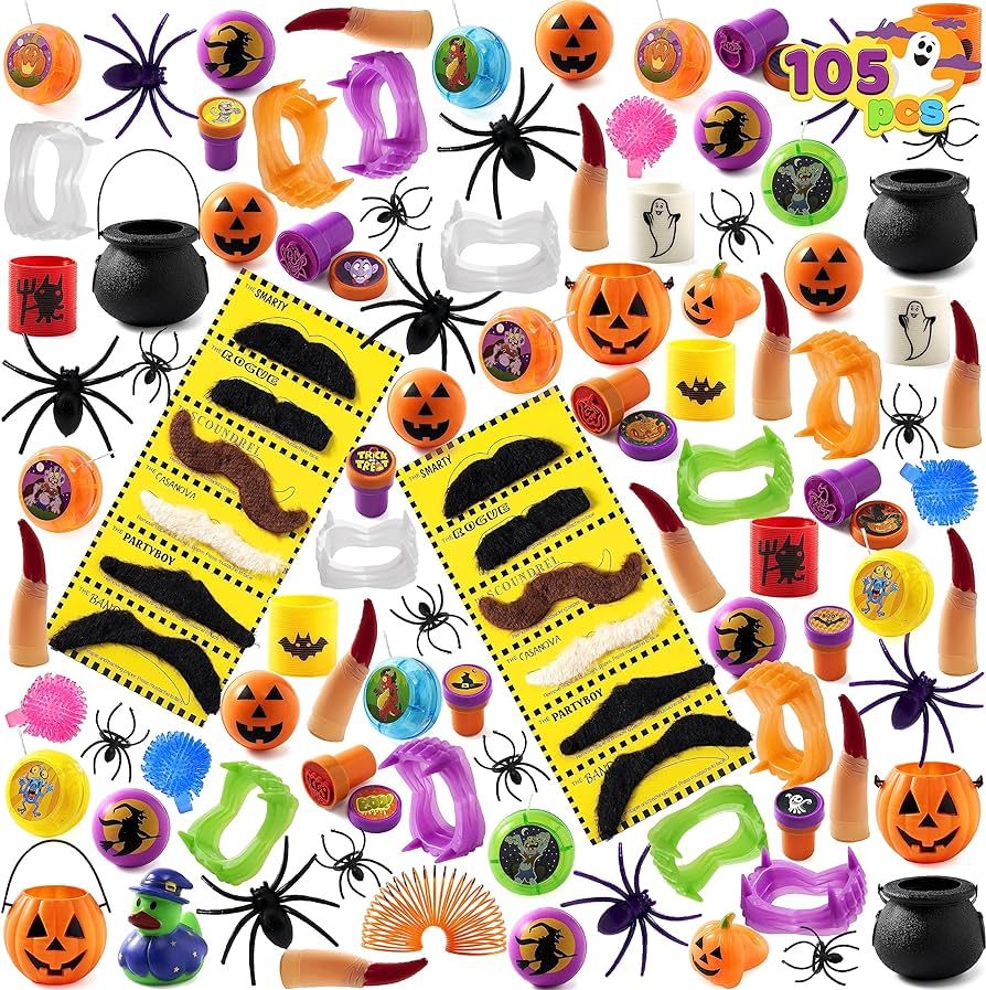 JOYIN 120 Pieces Halloween Toys Assortment for Halloween Party Favors, School Classroom Rewards, ... | Amazon (US)