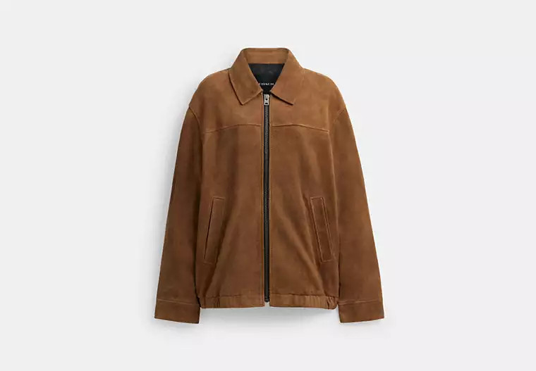 Oversized Suede Jacket | Coach Outlet US