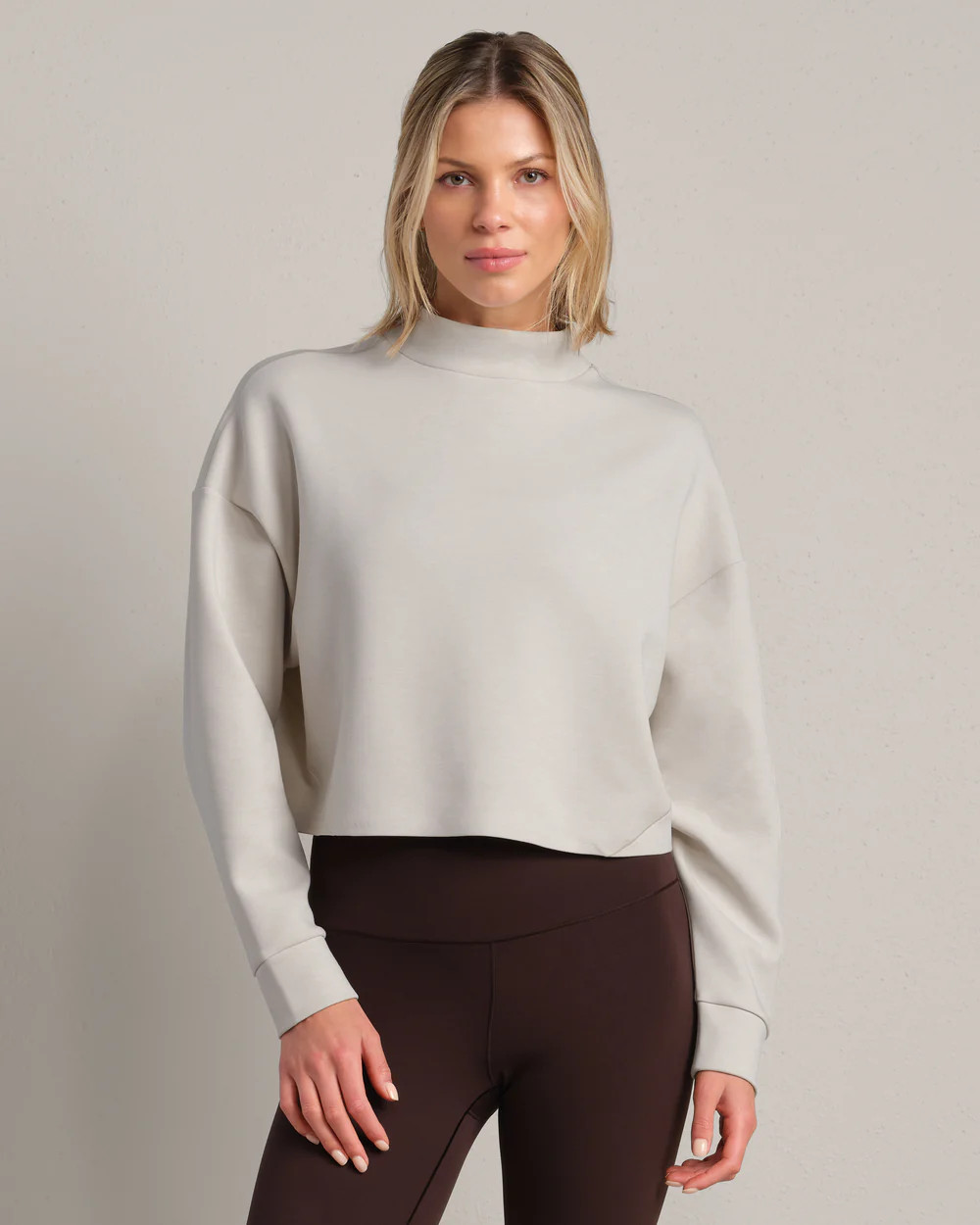 DreamGlow™ Cropped Mock Neck | Rhone