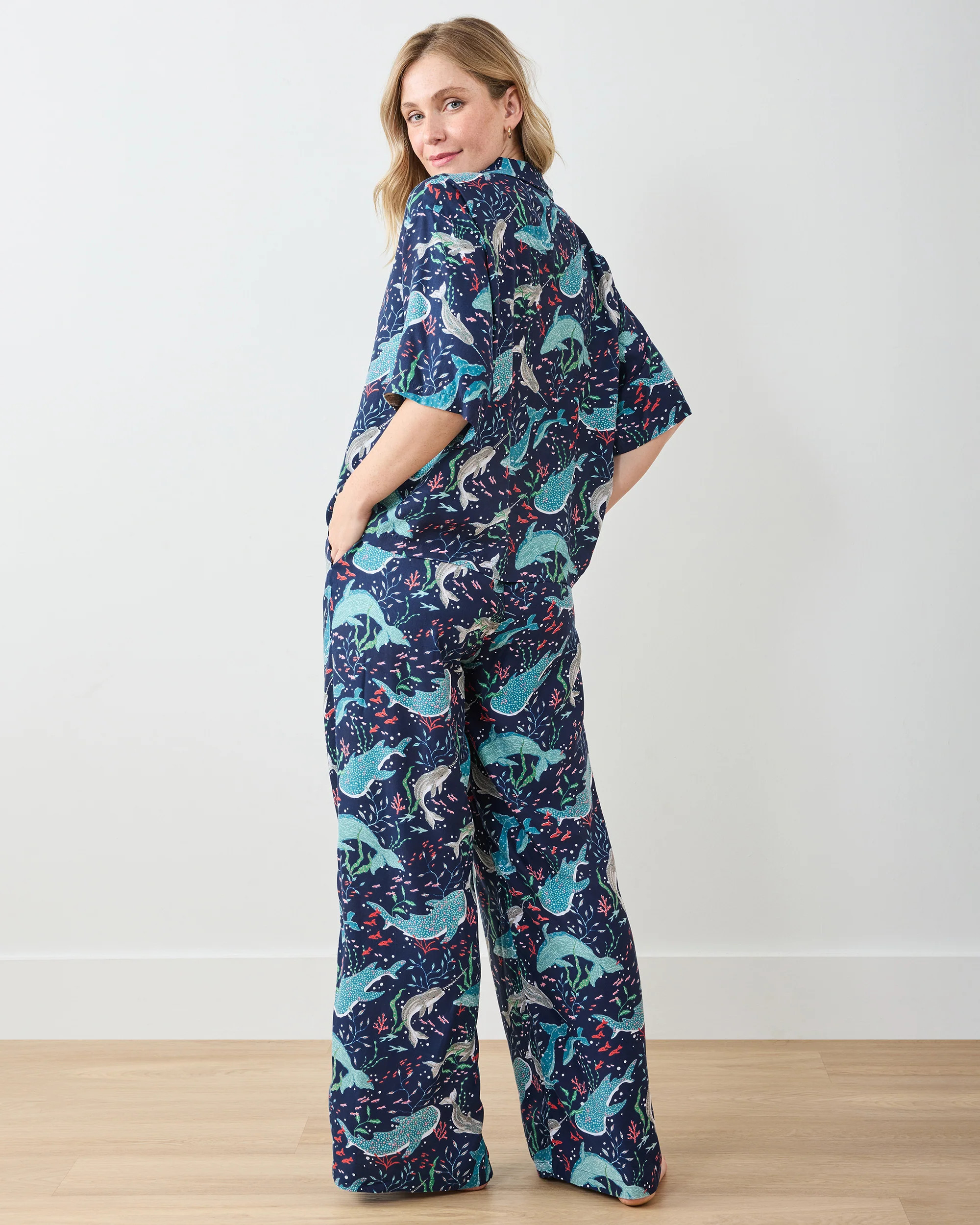 Arctic Sea Life - Eco Satin Wildest Dreams Set - Blue Chill | Printfresh