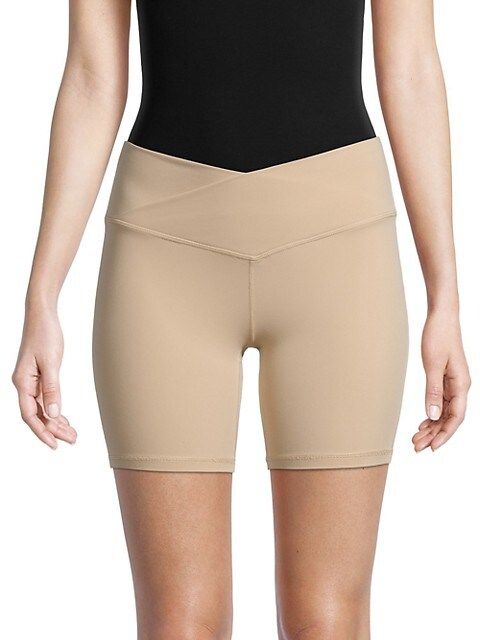 WeWoreWhat Splice Bike Shorts on SALE | Saks OFF 5TH | Saks Fifth Avenue OFF 5TH