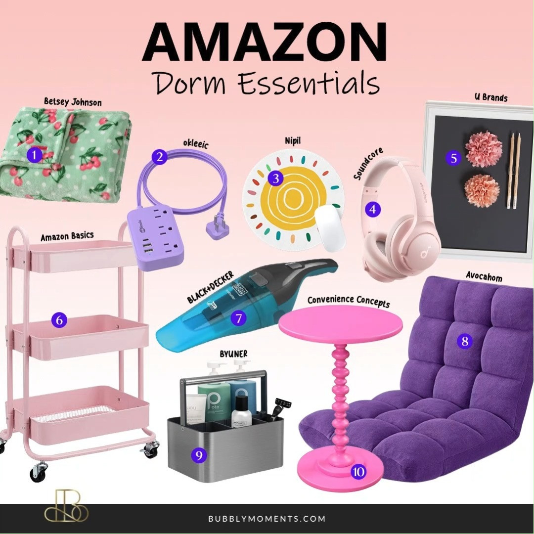 🏠 Dorm room essentials you'll want for college! These Amazon finds can help make your dorm room more organized, comfortable, and ready for everyday student life. From storage solutions and study supplies to room decor and daily essentials, these picks are great for creating a space you'll love. Whether you're moving into a dorm for the first time or updating your current setup, check out these must-have finds. Save this post for later and browse your favorites!
#LTKFinds #LTKStyle #LTKSeasonal #DormEssentials #DormRoom #CollegeLife #StudentLife #BackToSchool #CollegeEssentials #DormDecor #CampusLife #StudySpace #AmazonFinds #AmazonFavorites #Organization #DormLife #CollegeStudent #UniversityLife #SchoolReady #RoomInspiration #DormOrganization #TrendingNow #MustHaves 

 