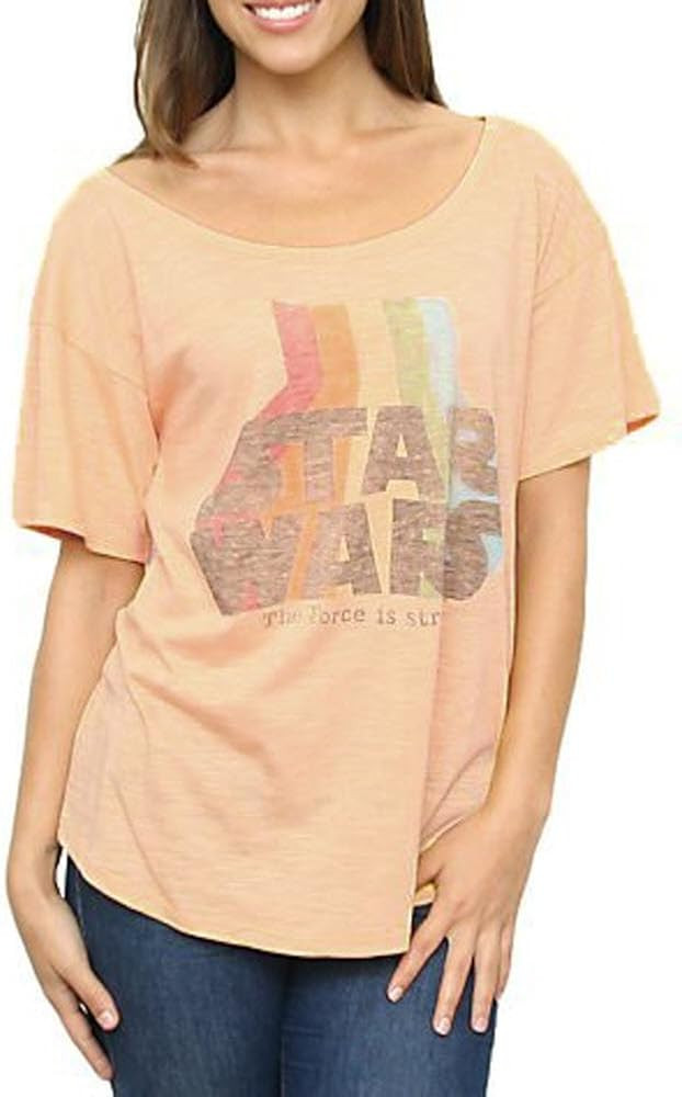 Junk Food Star Wars The Force Is Strong Slub Heartbreaker Juniors T-shirt | Amazon (US)