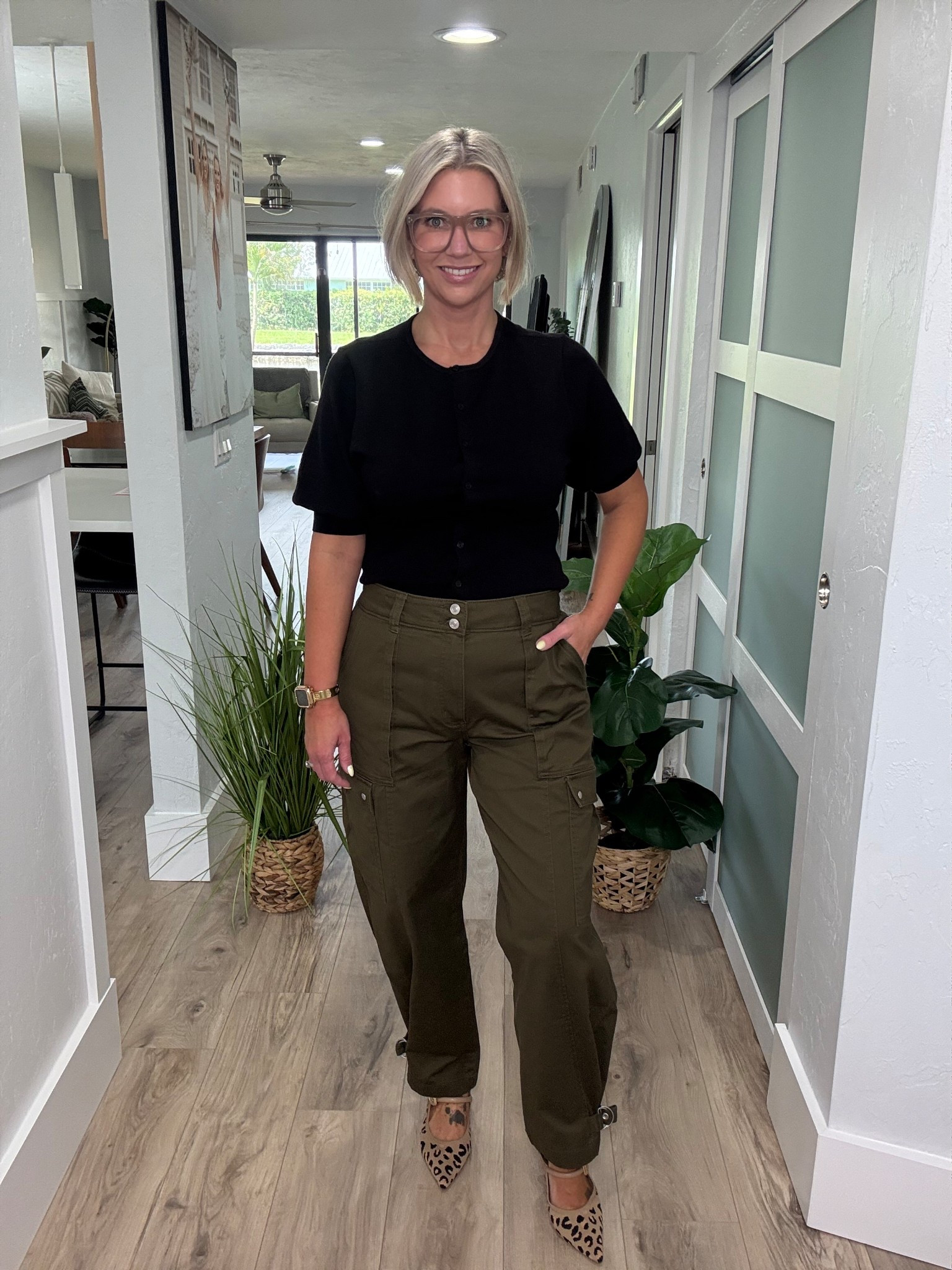 This is such a fun and edgy look!! 
These pants are a barrel/wide leg style with an adjustable buckle at the ankle. I’m wearing a 10 and they fit tts.

This cardigan style short sleeve top has a fitted band at the waist. I’m wearing a medium and it fits tts. 

Edgy outfits, Walmart finds, Walmart fashion, 

#LTKOver40 #LTKStyleTip #LTKFindsUnder50