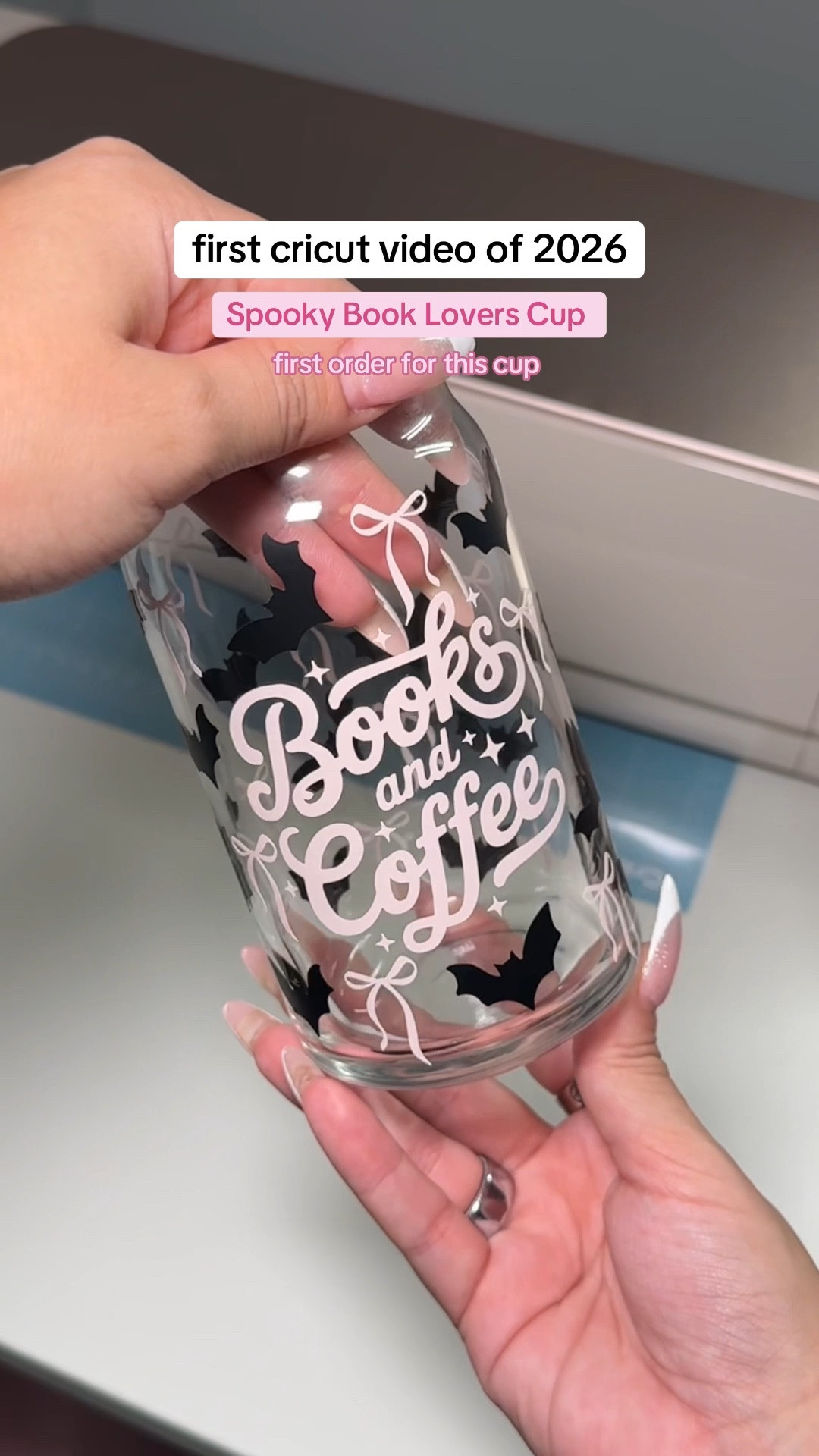 Spooky book lover cup 🩷🦇

#LTKSeasonal #LTKvlog #LTKHome