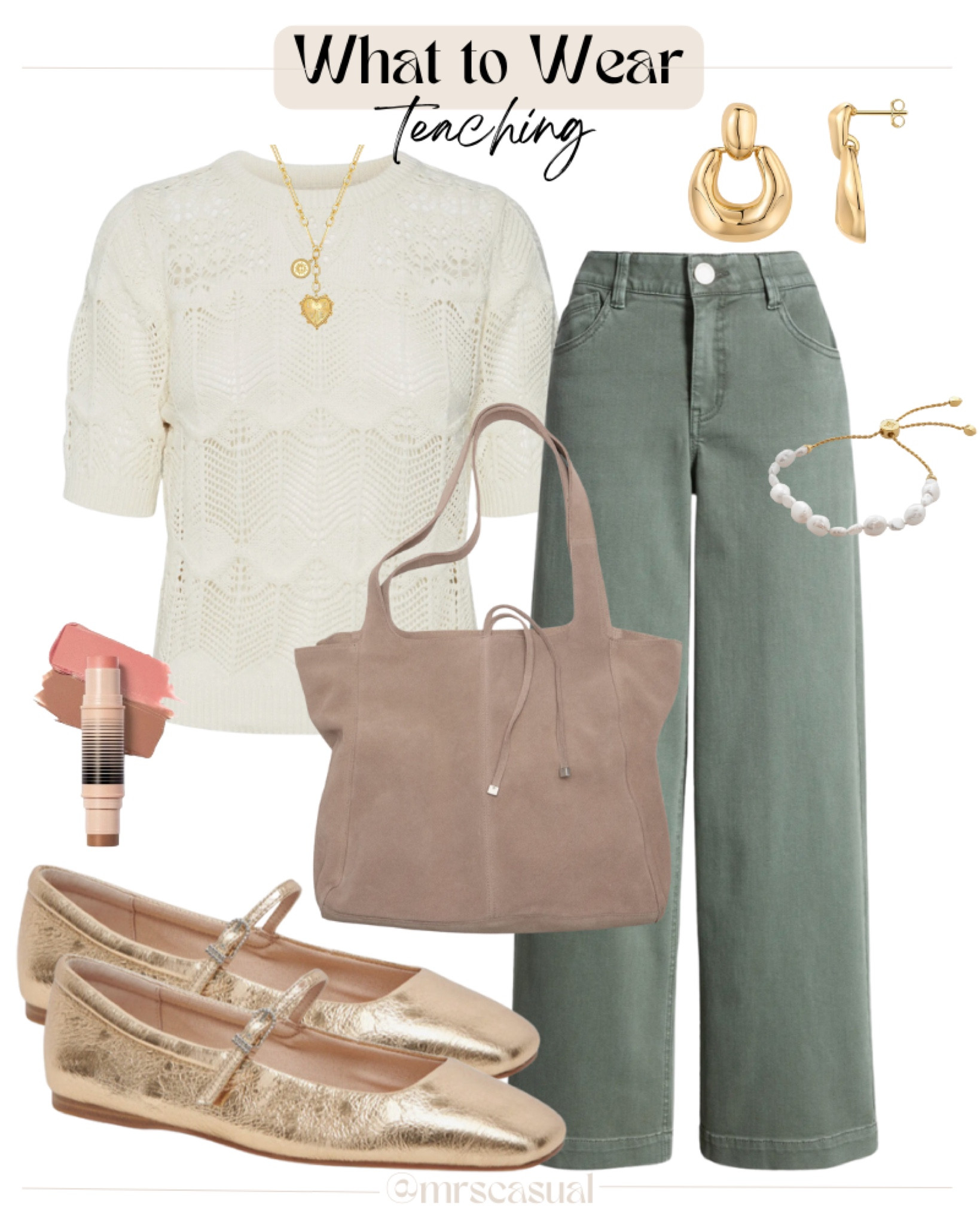 Favorite wide leg pants for teaching fall outfit idea 

#LTKSeasonal #LTKShoeCrush #LTKFindsUnder100