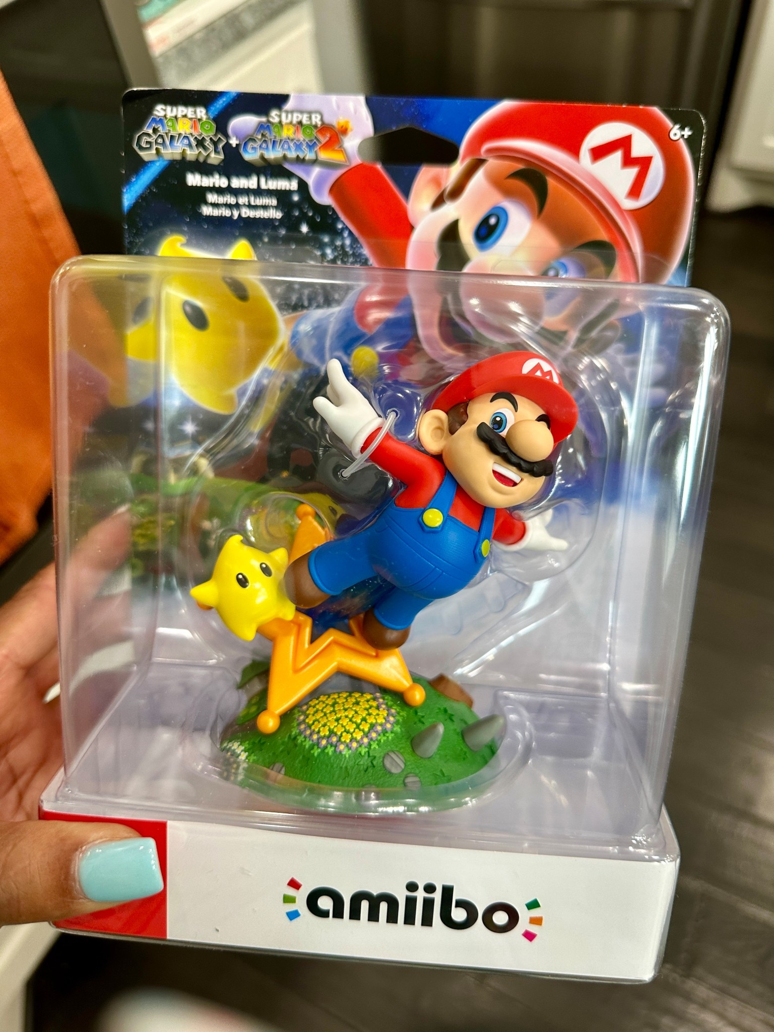 Newly released Nintendo Amiibo Mario and Luma #supermariogalaxy2 #amiibo #gamers #videogames 
